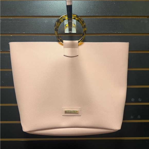 NWOT Vince Camuto Pink Tote Bag Sleek Modern Design - Picture 1 of 4